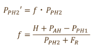 f=H+PAH-PPH1/PPH+FR
